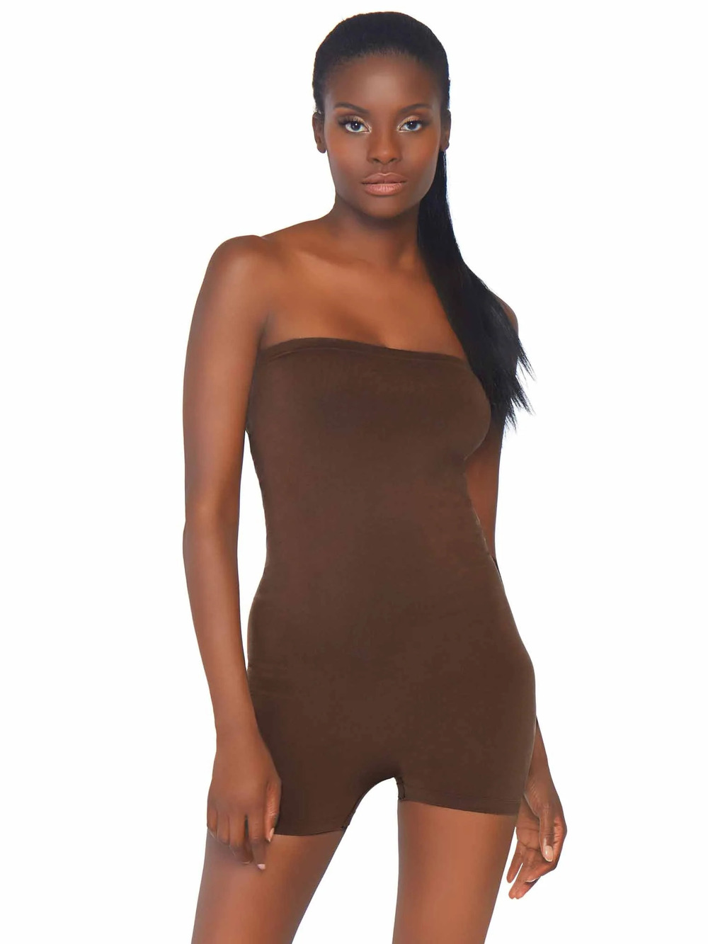 leg Avenue - Naked Base Romper - BROWN